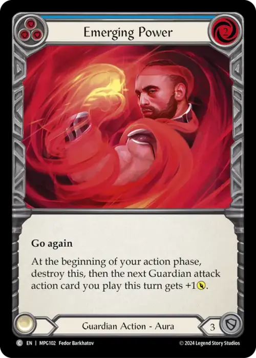 Emerging Power (Blue) Card Front