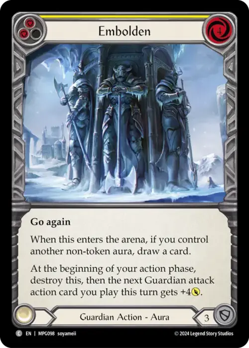 Embolden (Yellow) Card Front