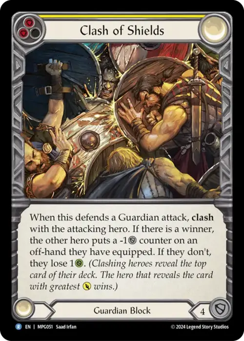 Clash of Shields Card Front