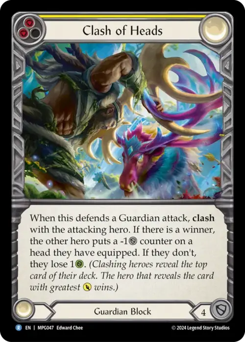 Clash of Heads Card Front