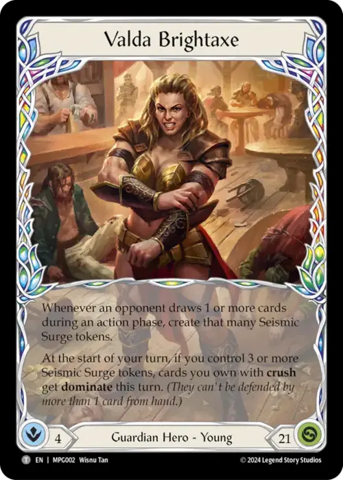 Valda Brightaxe // High Riser Card Front