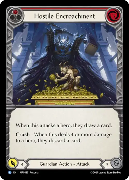 Hostile Encroachment Card Front