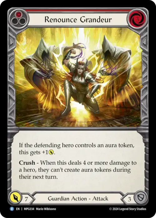 Renounce Grandeur Card Front