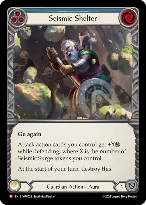 Seismic Shelter Card Front