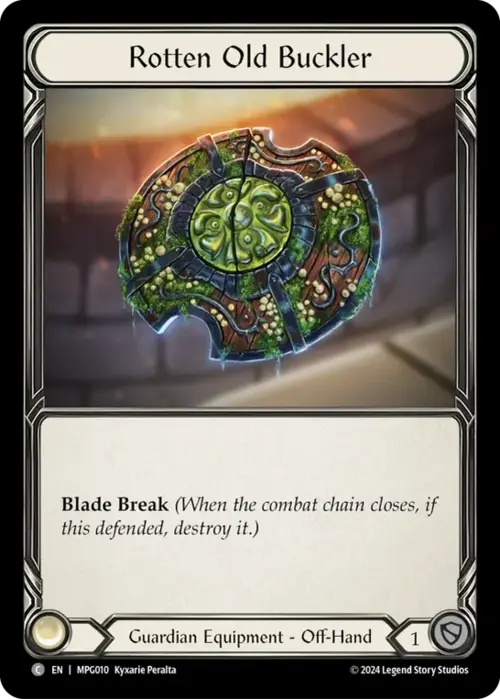 Rotten Old Buckler Card Front