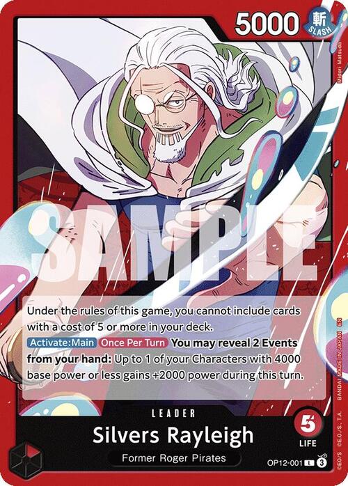 Silvers Rayleigh Card Front