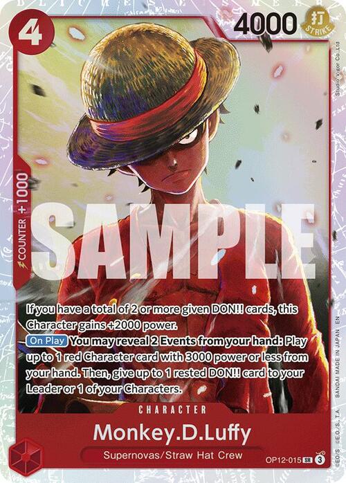 Monkey.D.Luffy Card Front