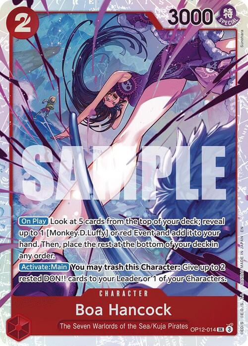 Boa Hancock Card Front