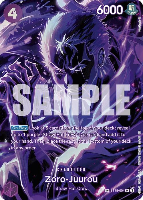 Zoro-Juurou Card Front