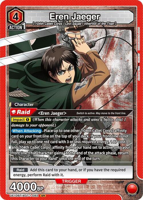 Eren Jaeger Card Front