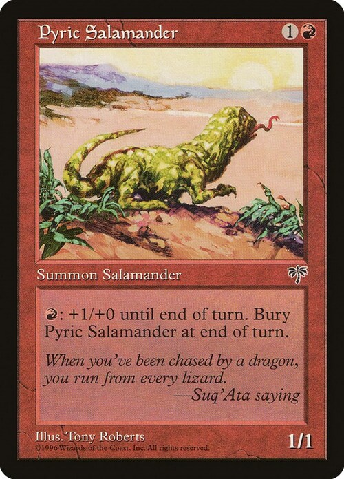 Pyric Salamander Card Front