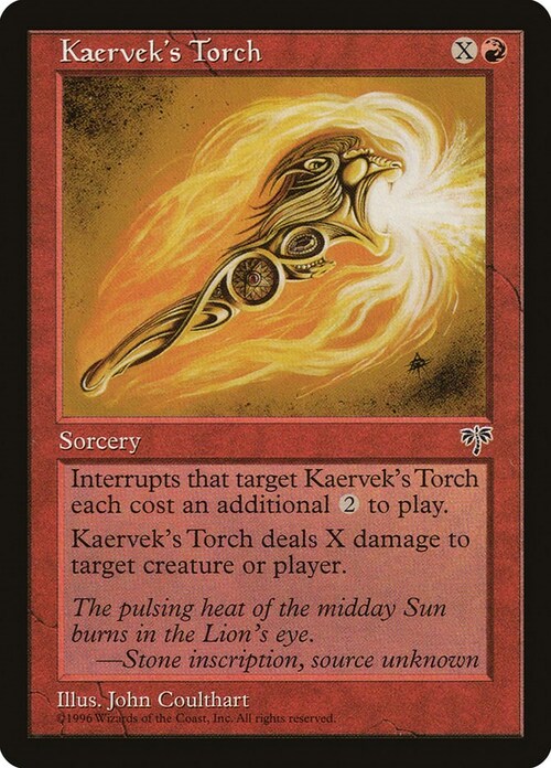 Torcia di Kaervek Card Front