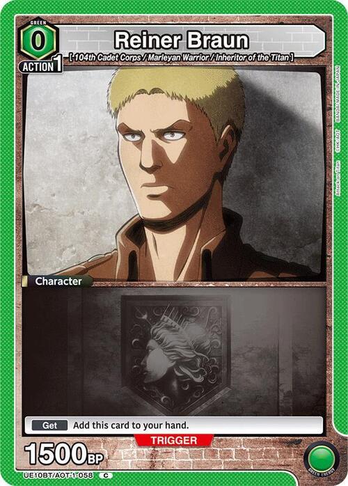Reiner Braun Card Front