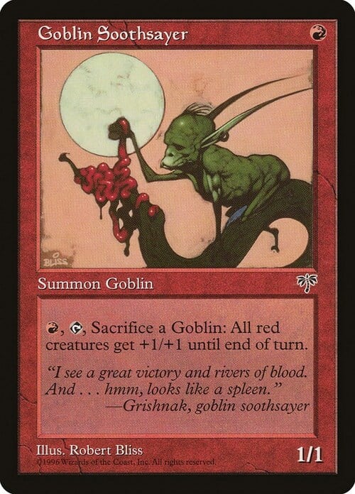 Goblin Soothsayer Card Front