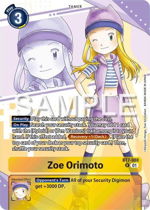 Zoe Orimoto Card Front