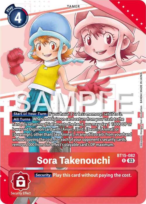 Sora Takenouchi Card Front