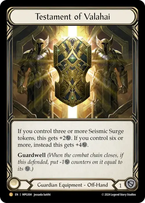 Testament of Valahai Card Front