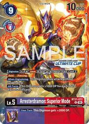 Arresterdramon: Superior Mode · Ultimate Cup 25-26 Season 2 | Alternate Art BT21-072a