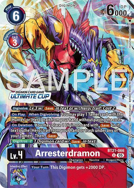 Arresterdramon Card Front