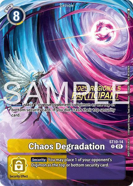 Chaos Degradation Card Front