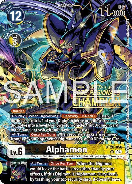 Alphamon Card Front