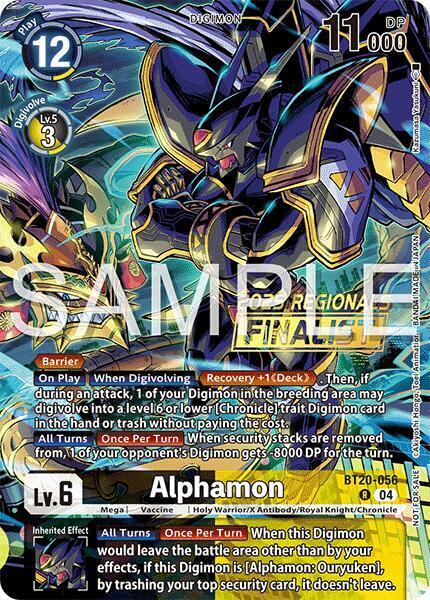 Alphamon Card Front