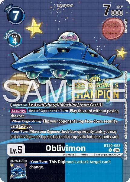 Oblivimon Card Front