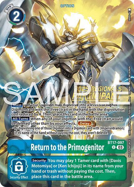 Return to the Primogenitor Card Front