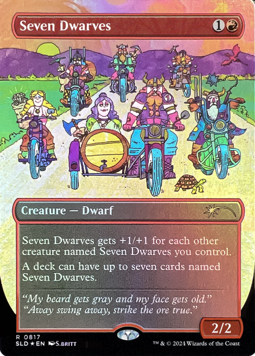 Seven Dwarves Card Front