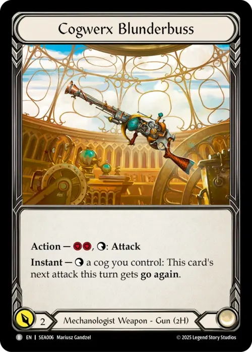 Cogwerx Blunderbuss // Spitfire Card Front