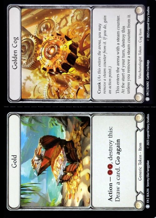 Gold // Golden Cog // Gold // Golden Cog Card Front