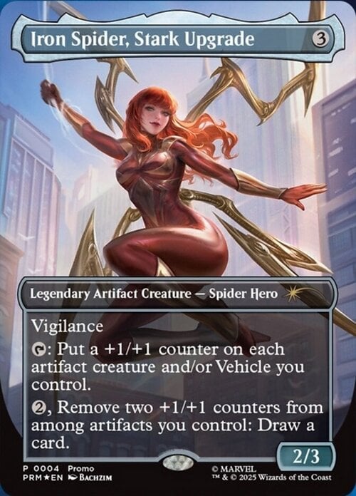 Iron Spider, Stark Upgrade Card Front