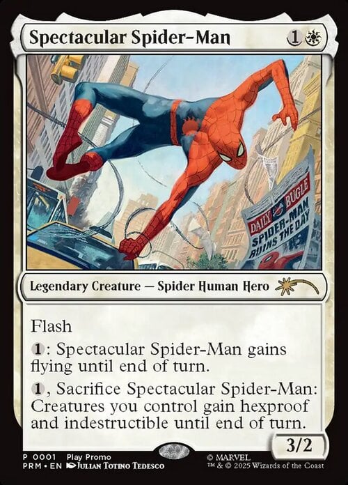 Spectacular Spider-Man Card Front