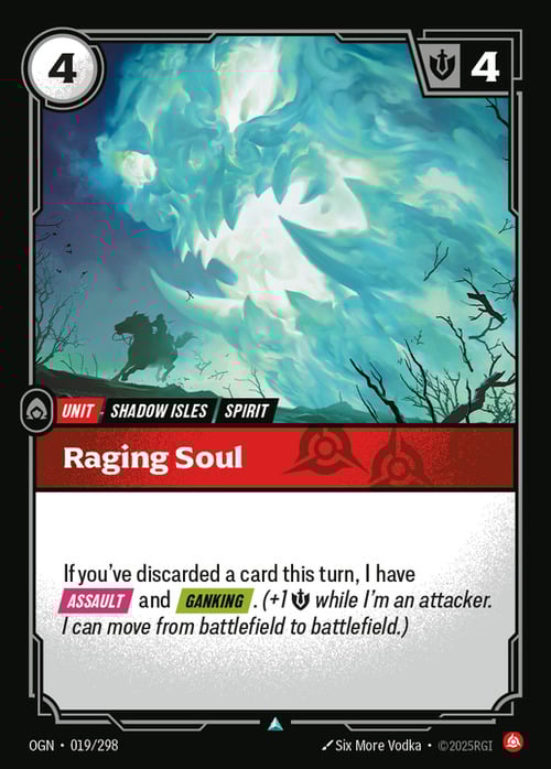 Raging Soul Card Front