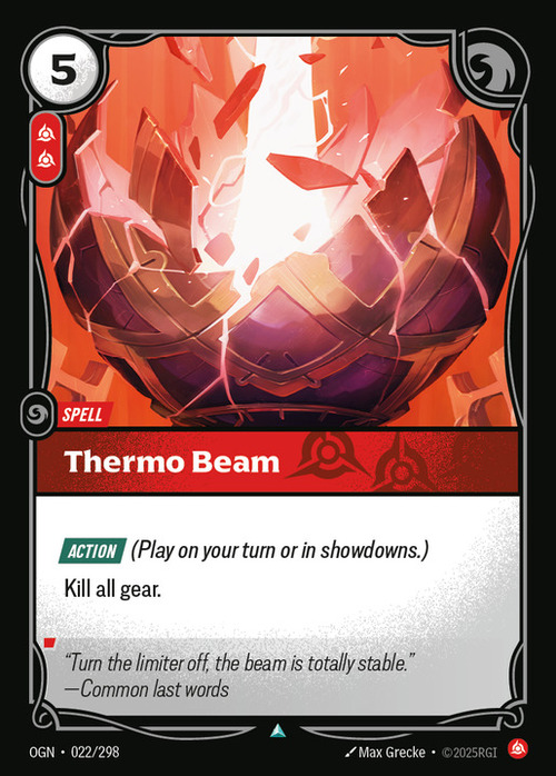 Thermo Beam Card Front