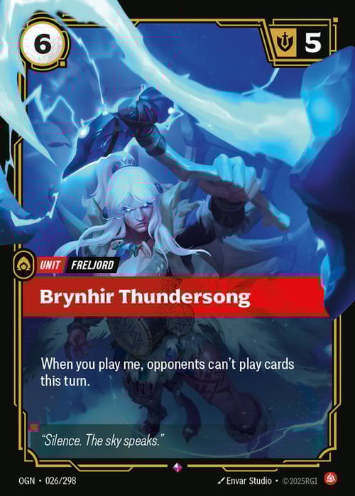 Brynhir Thundersong Card Front