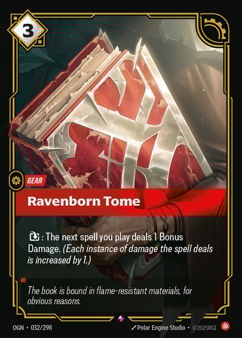 Ravenborn Tome Card Front