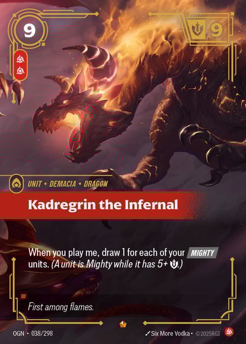 Kadregrin the Infernal Card Front