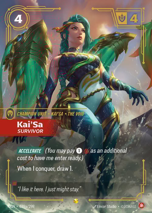 Kai'Sa - Survivor Card Front