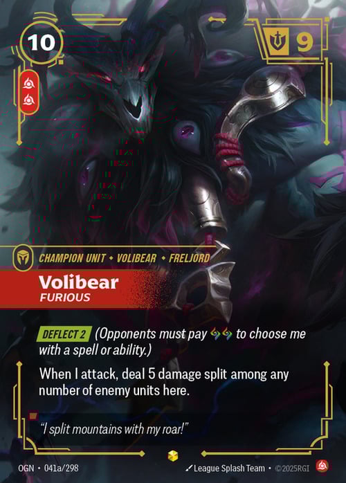 Volibear - Furious Card Front