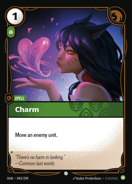 Charm Card Front