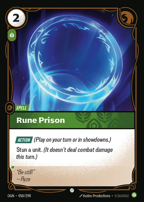 Rune Prison Card Front