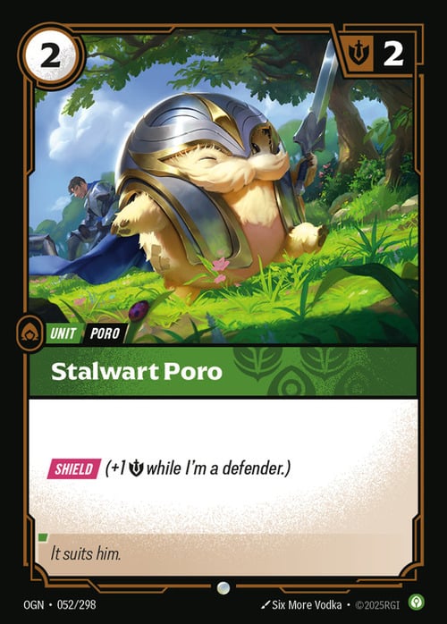 Stalwart Poro Card Front