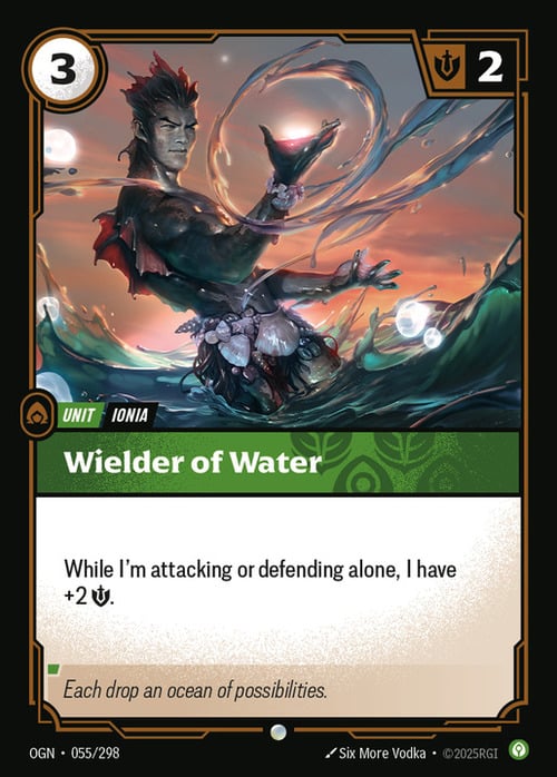 Wielder of Water Card Front