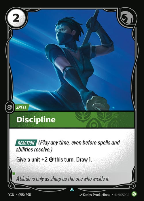 Discipline Card Front
