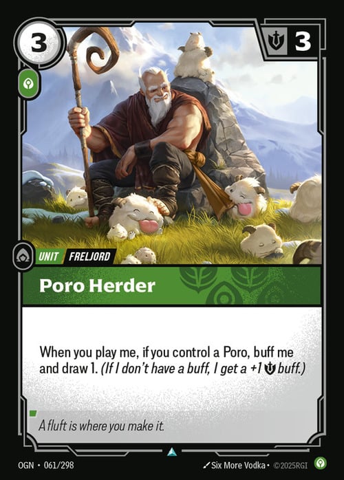 Poro Herder Card Front