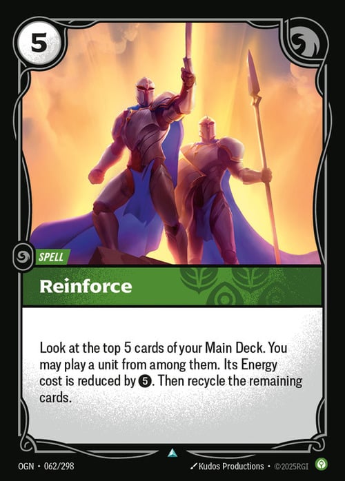 Reinforce Card Front