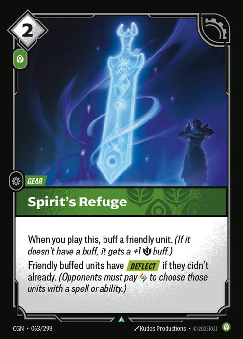 Spirit's Refuge Card Front