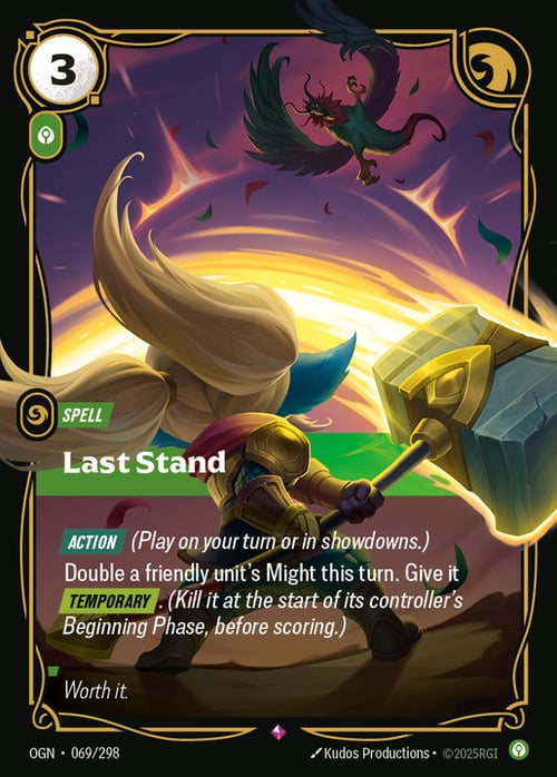 Last Stand Card Front