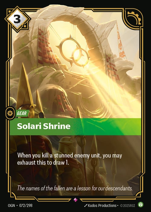 Solari Shrine Card Front